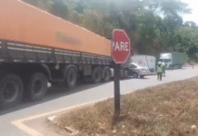 Mulher que vinha para Pirenópolis morre após carro ser atingido por caminhão na BR-414